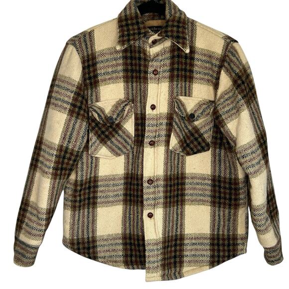 Sears Other - VTG Sears Oakbrook Sportswear Western Plaid Jacket Mens 36R Flannel Outdoors